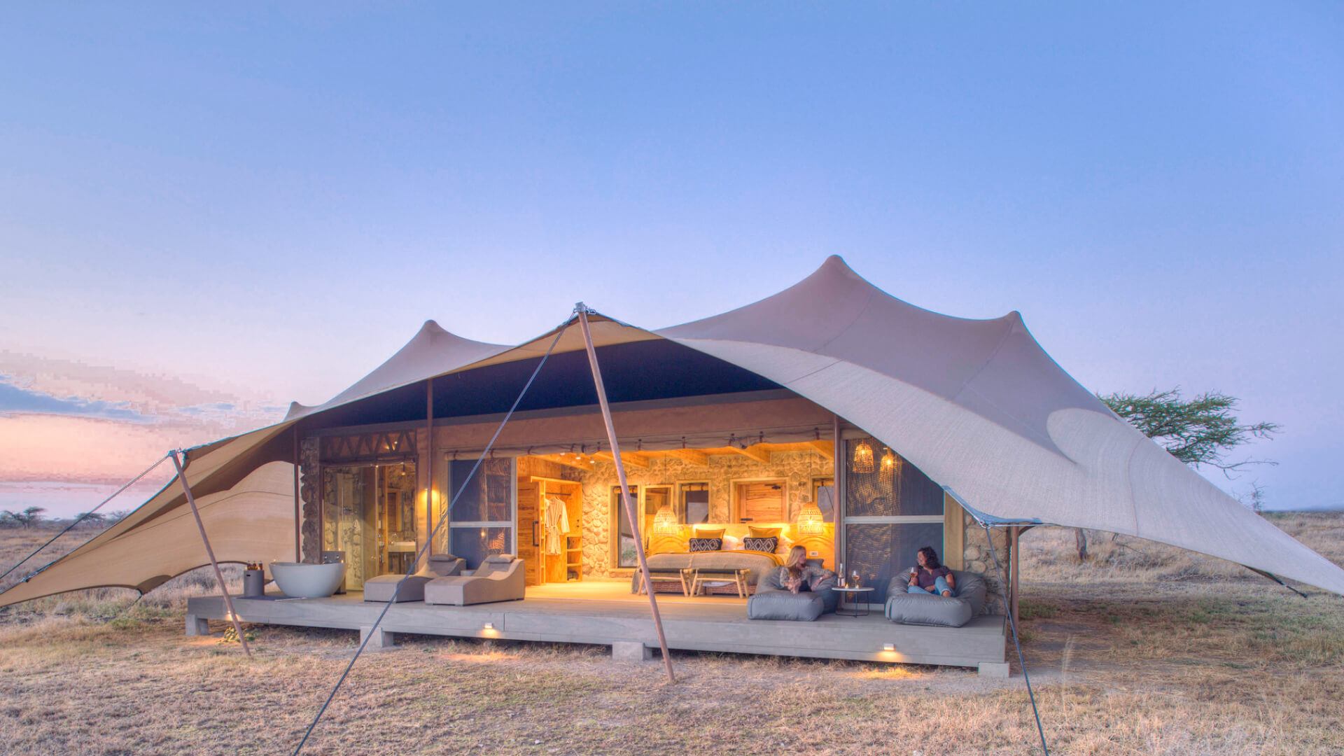 Namiri Plains Camp — image from The Luxury Africa DMC